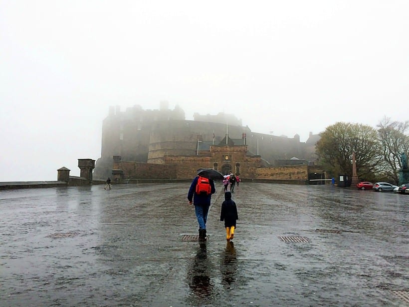 edinburgh castle- Scotland with Kids Itinerary