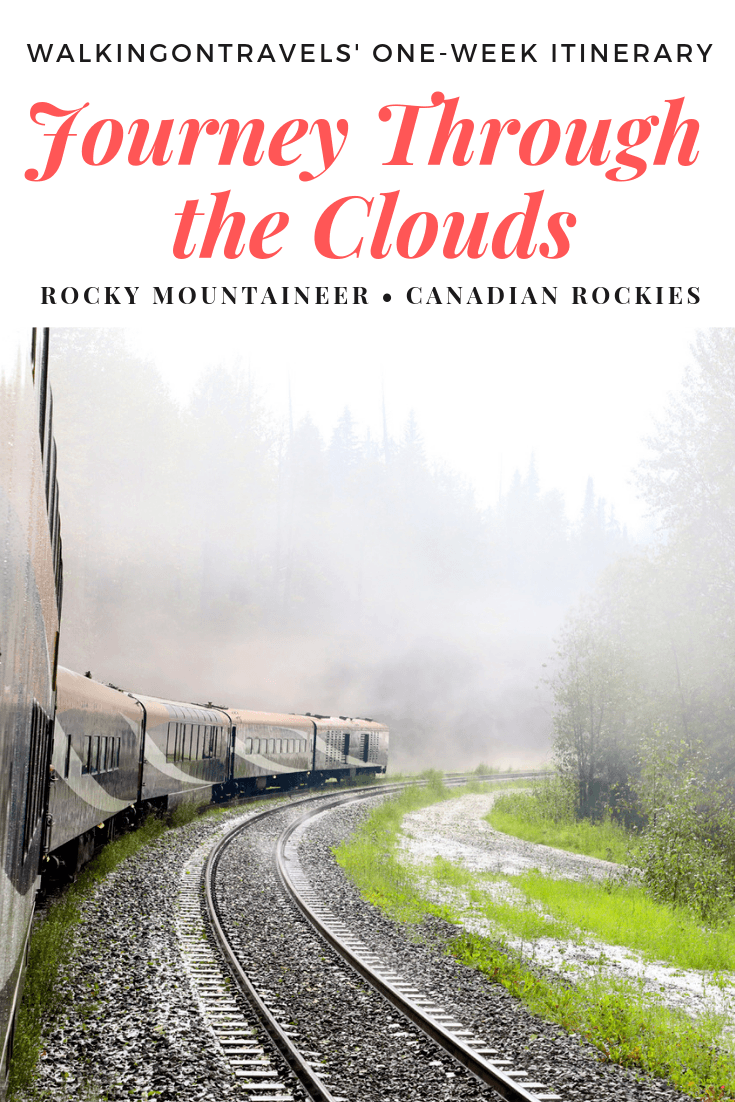 Ultimate Girls Guide to a Week-long itinerary with Rocky Mountaineer Journey Through the Clouds: climb aboard the Rocky Mountaineer train for a fun filled week of luxury, dining, road tripping the Canadian Rockies through #Jasper National Park and #Banff National Park. #rockymountaineer #train #canadianrockies #alberta #canada